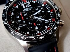 Vand ceas elvetian Atlantic - Seasport - cu functie cronographh